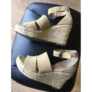 Matisse ChaCha Leather Wedge Sandal Size 10 Made in Spain